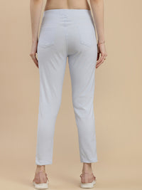 De Moza Women's Casual Jegging Ice blue - De Moza