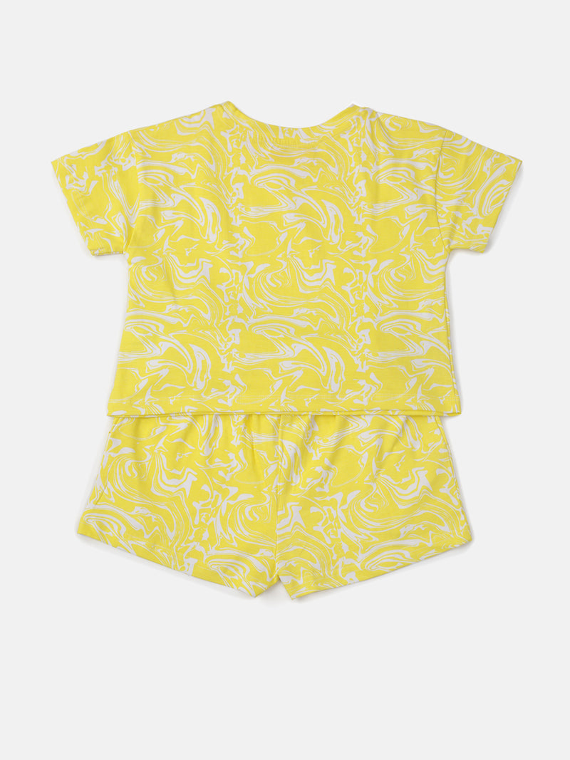 PIPIN Girls Co-ord Set Yellow