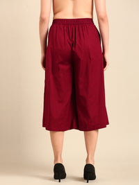 Culottes-Maroon - De Moza