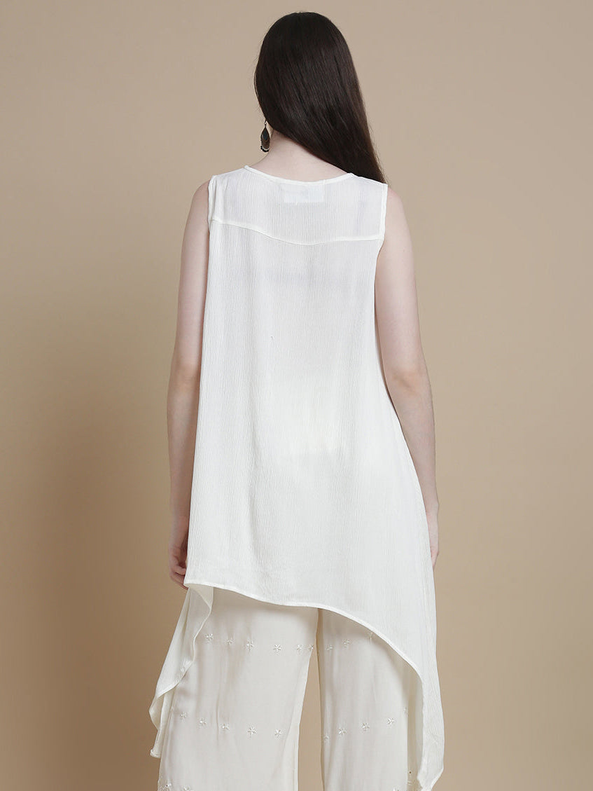 De Moza Women's Co-ords Offwhite - De Moza