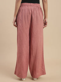 De Moza Women Casual Palazzo Peach - De Moza
