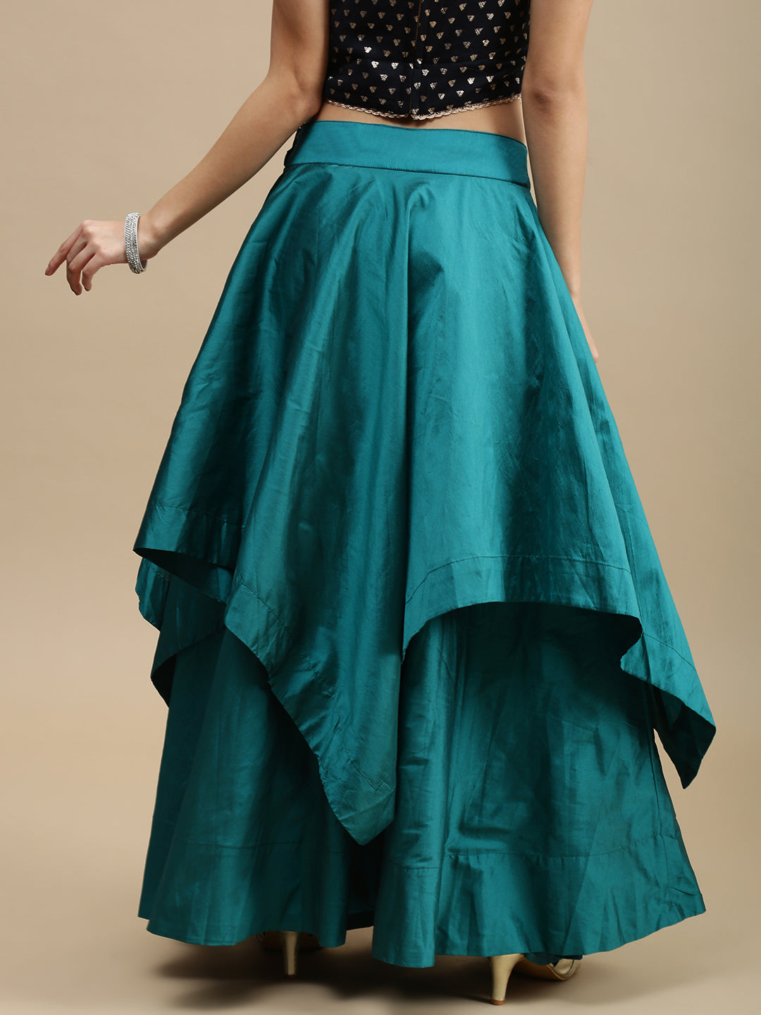 Women's Skirt Bottle Green