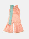 PIPIN Girls Sharara Set Aqua Pink
