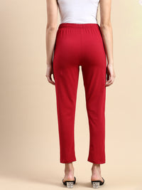 De Moza Women's Needle Pant True Red