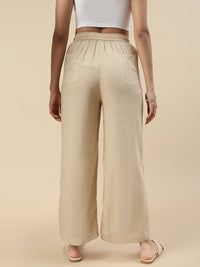Co-Ord Set(Casual Top & Carpenter Pant)-Light Beige