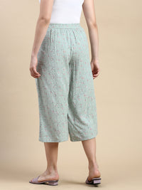 Culottes AOP-Mint Green - De Moza