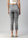 De Moza Women Cigarette Pants Black