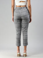 De Moza Women Cigarette Pants Black