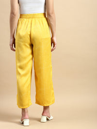 Co-Ord Set (Tunic Top & Palazzo)-Yellow - De Moza
