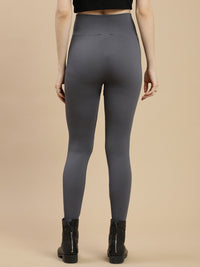 De Moza Women Winter Leggings Charcoal