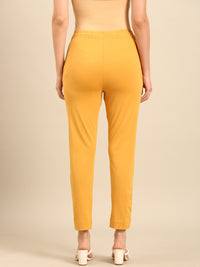 Super Stretch Kurti Pant-Gold - De Moza