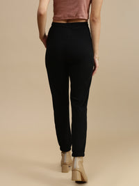 De Moza Women Casual Jogger Black