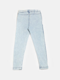 PIPIN Girls Tregging Denim Ice Wash