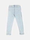 PIPIN Girls Tregging Denim Ice Wash