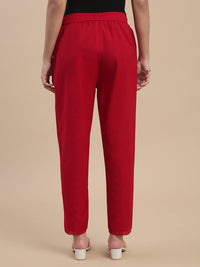 De Moza Women Cotton Lace Pants - De Moza