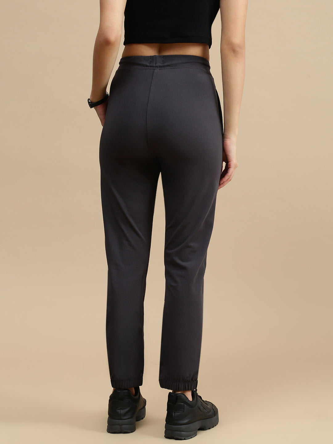 De Moza Women Casual Jogger Dark Grey