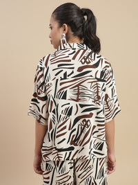 De Moza Women Casual Top Offwhite - De Moza