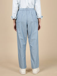 Straight Pant-Mid Blue