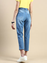 Jeans Pant-Ice Blue - De Moza