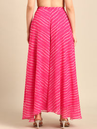 Palazzo All Over Print-Pink - De Moza