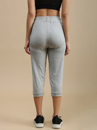 De Moza Women Athleisure Pants Grey Melange
