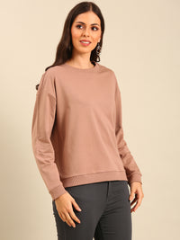 Sweatshirt-Tan - De Moza