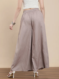 De Moza Women Casual Palazzo Taupe