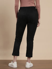 De Moza Women Casual Pants Black