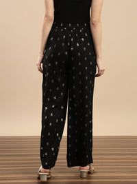 De Moza Women Festive Palazzo Black
