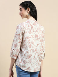 Tunic Top Printed-Clay - De Moza