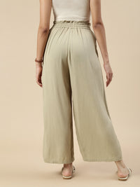 Flared Palazzo-Golden Beige