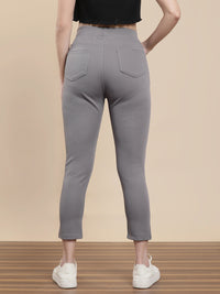 De Moza Women Casual Jegging Steel Grey