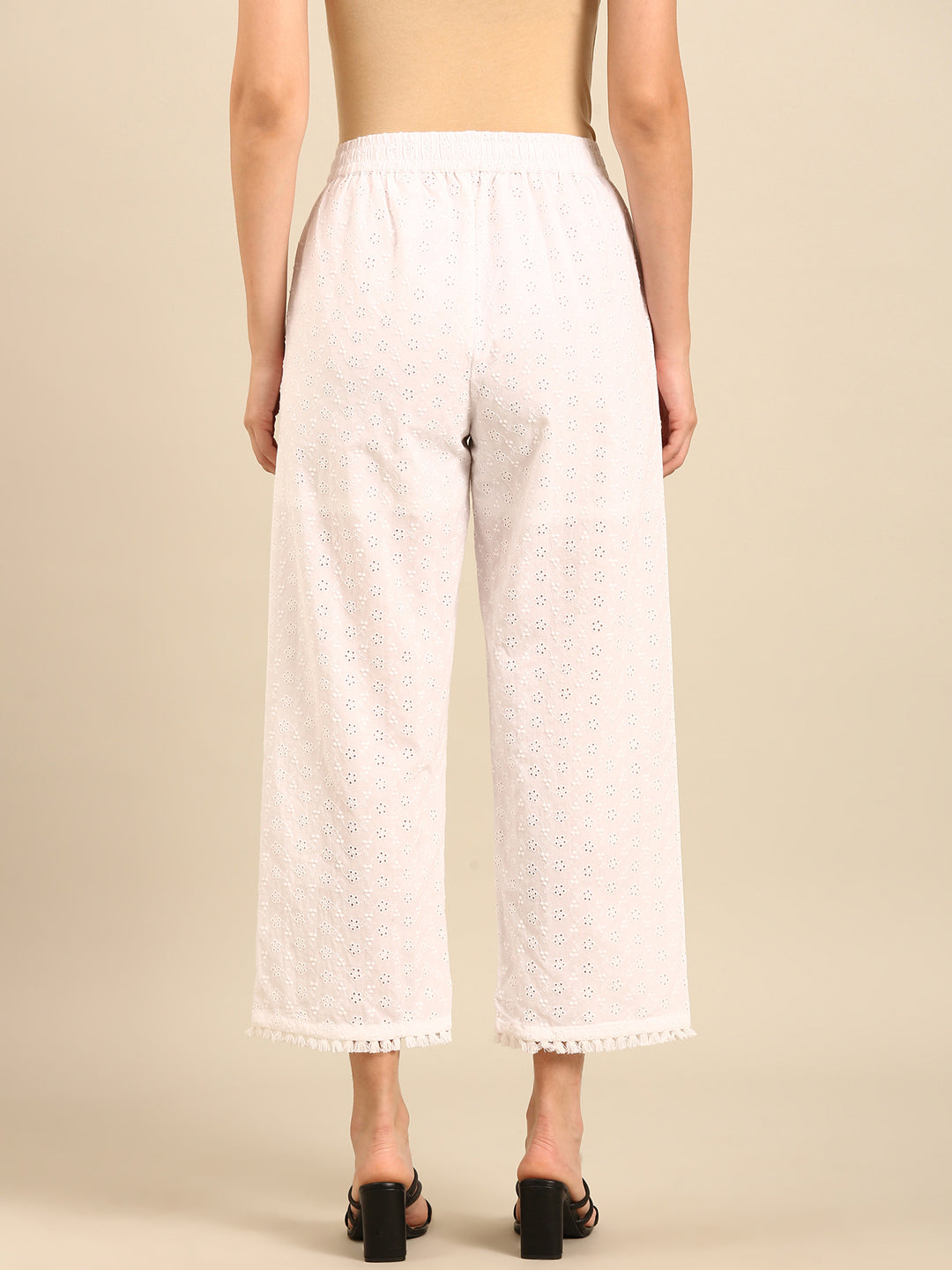 Casual Palazzo-White - De Moza