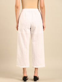 Casual Palazzo-White - De Moza