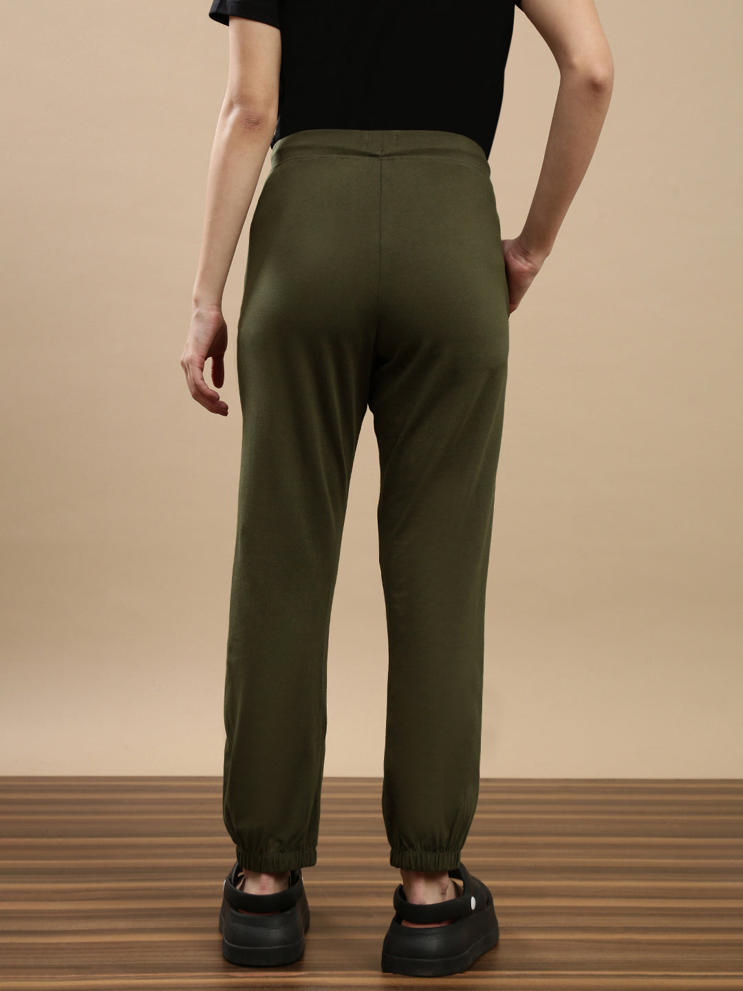 De Moza Women Casual Jogger Olive