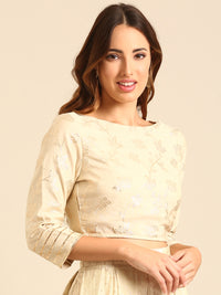 Blouse-Offwhite - De Moza