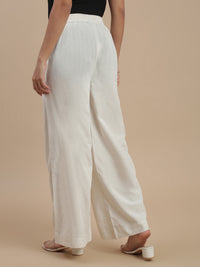 De Moza Women Casual Palazzo Natural - De Moza