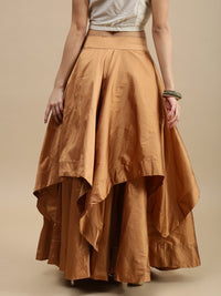 Women's Skirt Gold Beige