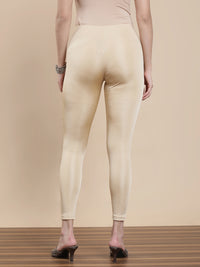 De Moza Women Festive Pants Light Gold