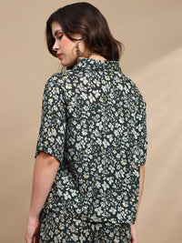 De Moza Women Gul Set (Top & Palazzo) - Grey