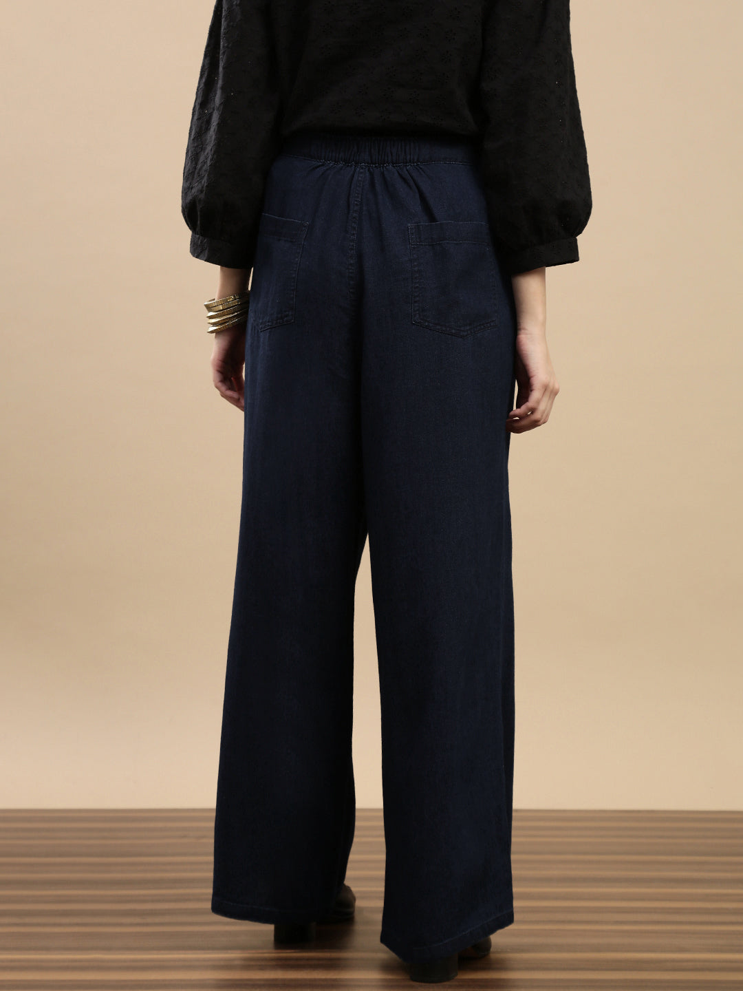 De Moza Women Casual Pants Rinse - De Moza