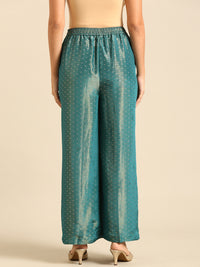 Palazzo Polka Dots-Teal - De Moza