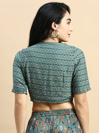 Blouse-Green - De Moza