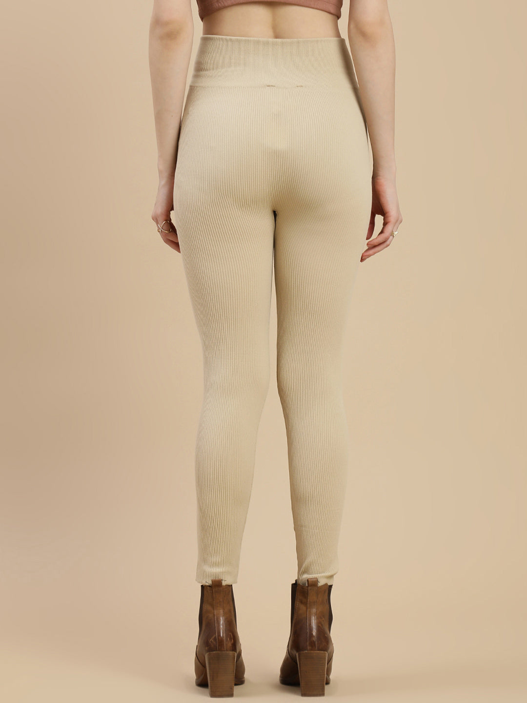 De Moza Women Winter Leggings Beige