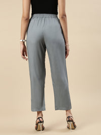 Straight Pant-Grey