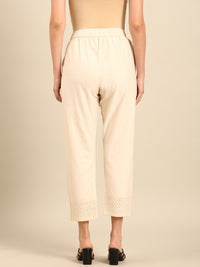 Straight Pant-Natural - De Moza