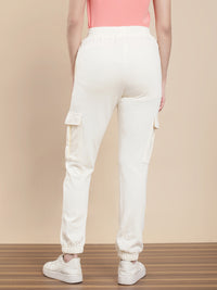 De Moza Women Casual Jogger Cream