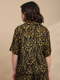 De Moza Women Festive Top Black - De Moza