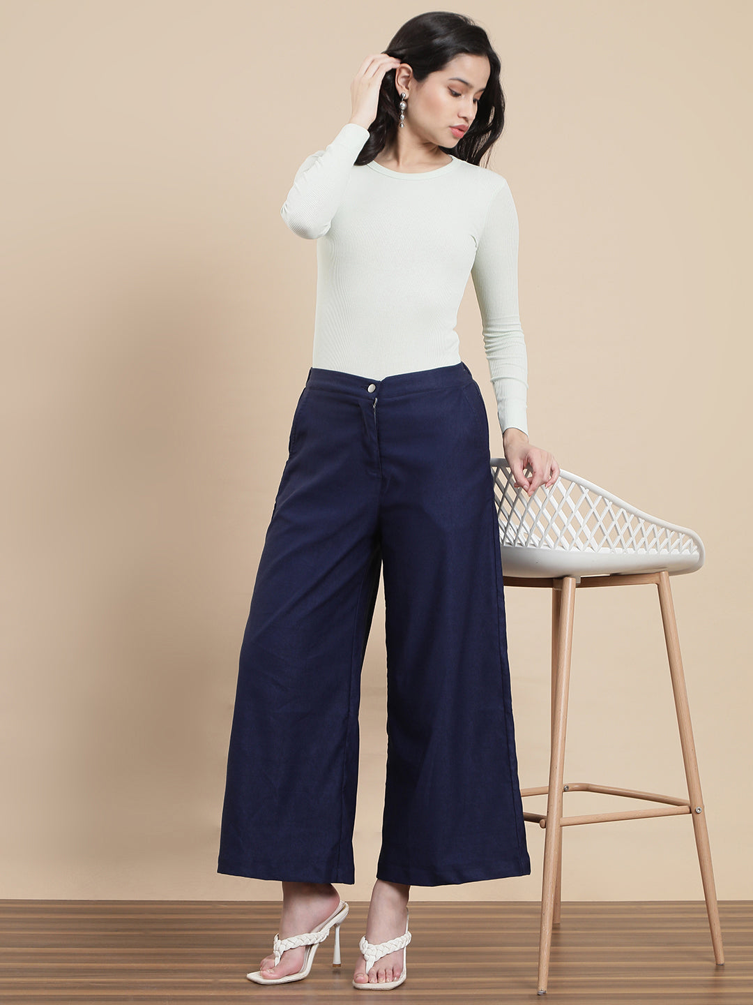 De Moza Women Casual Top Fog green