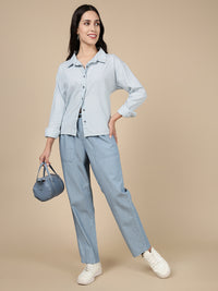 Denim Shirt-Ice Blue